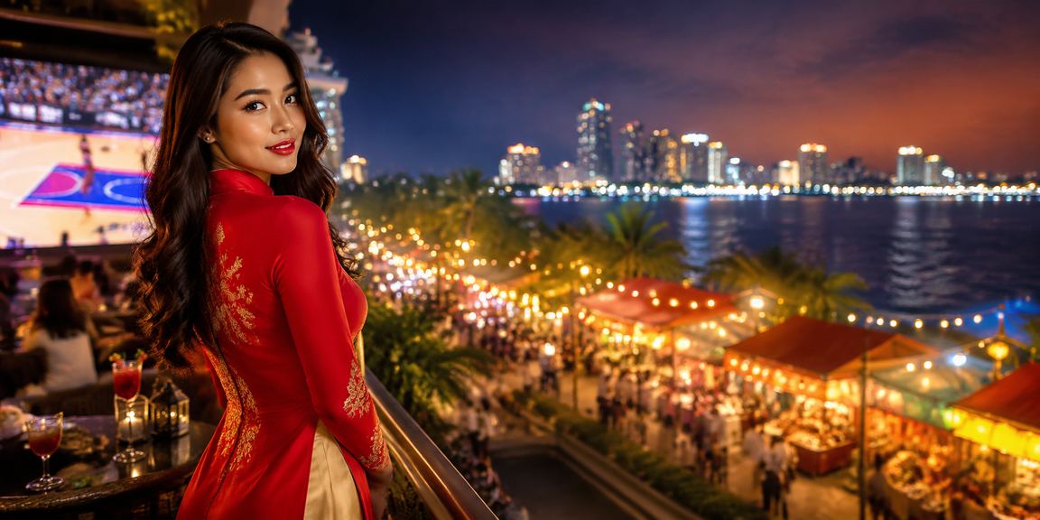 Không khí TP Hồ Chí Minh minh họa thương hiệu giải trí thể thao hiện đại